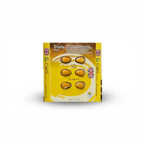 Cialis Yellow 6 Tablets Pack For Men 20/100/200 (mg)