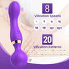 Double Ended 2 in 1 Wand Vibrator